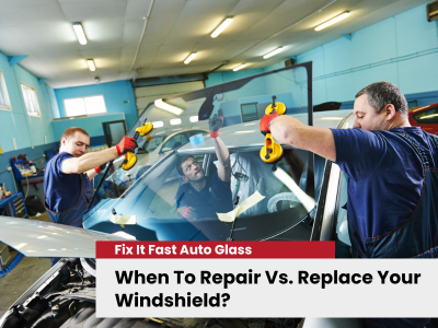 Windshield crack repair vs replacement guide