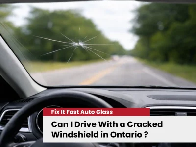 Cracked windshield driving laws in Ontario