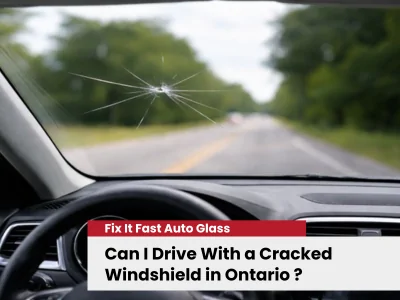 Cracked windshield driving laws in Ontario